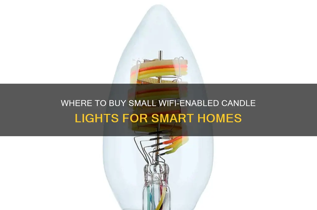 can you buy small wifi candle lights