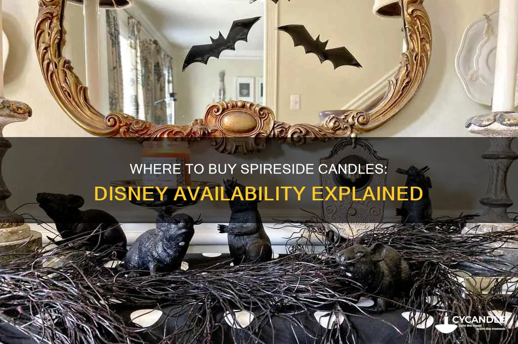 can you buy spireside candles at disney