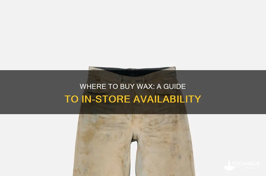 can you buy wax at strores