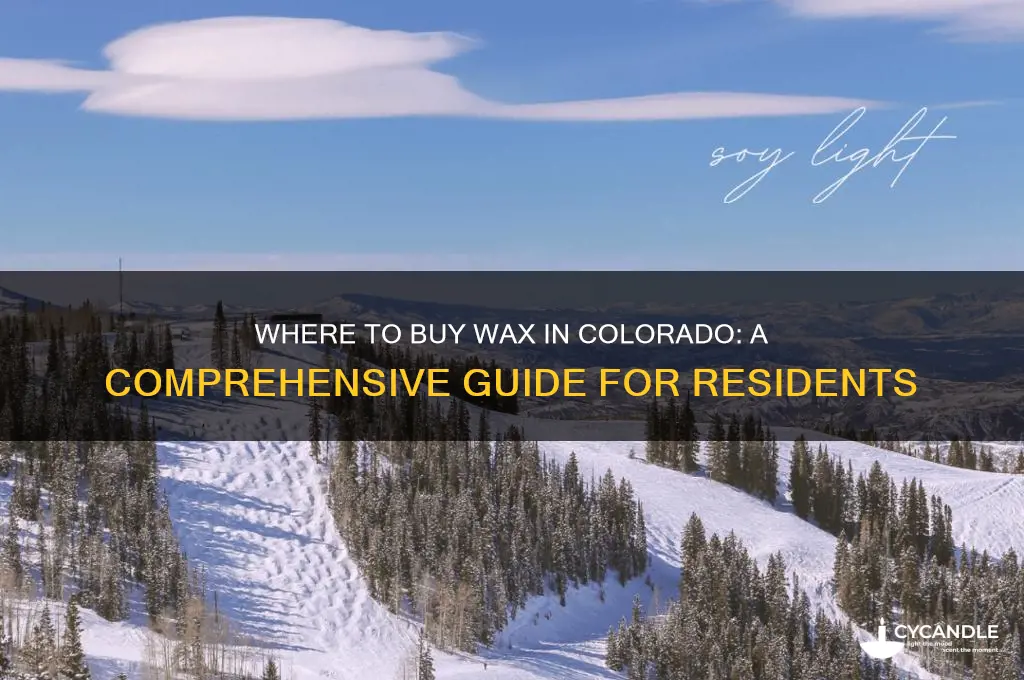 can you buy wax in colorado