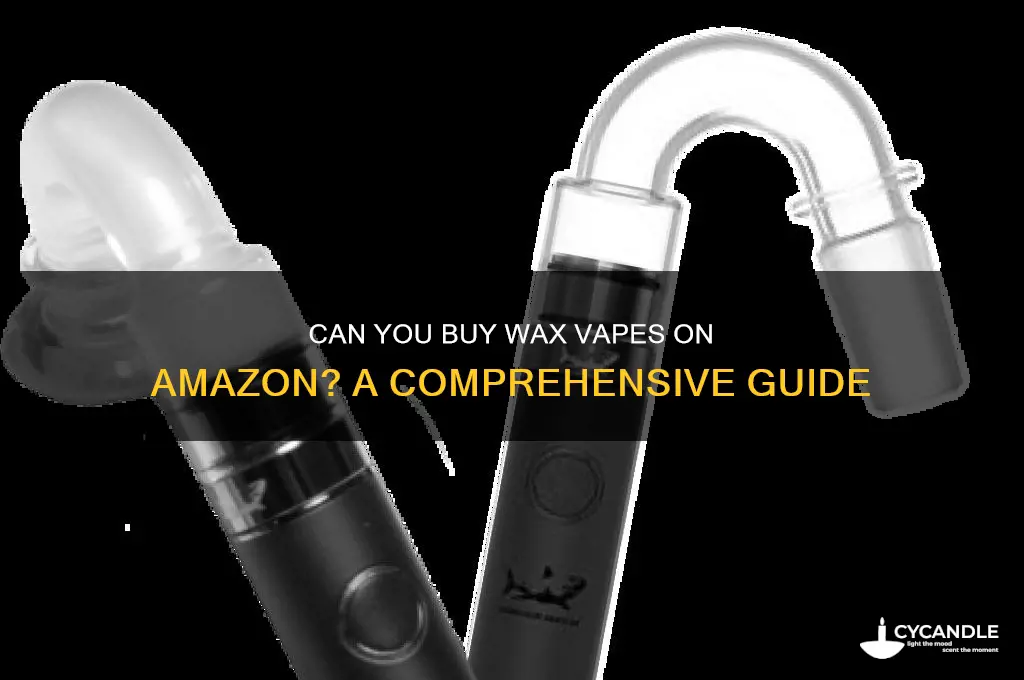 can you buy wax vapes on amazon