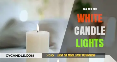 Where to Buy White Candle Lights: A Comprehensive Guide