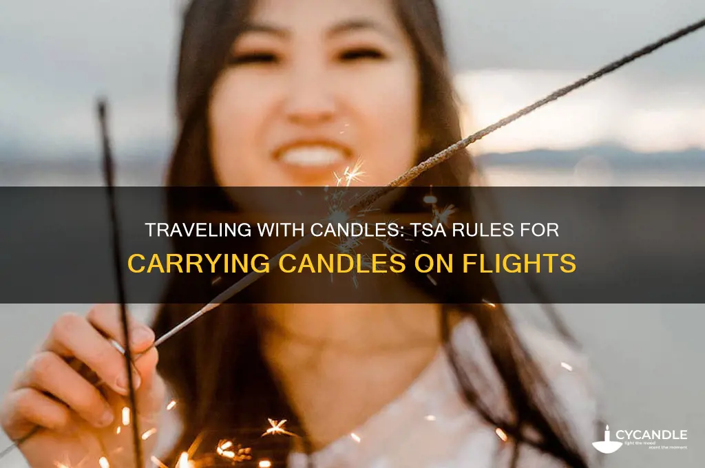 can you carry a candle through tsa