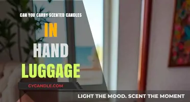 Traveling with Scents: Can Scented Candles Fly in Hand Luggage?