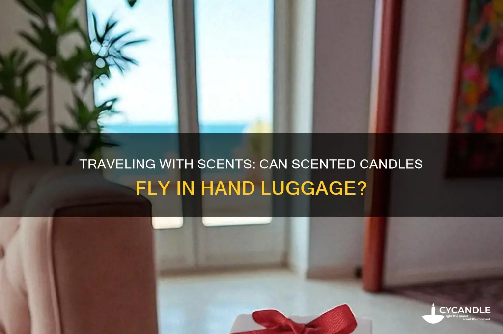 can you carry scented candles in hand luggage