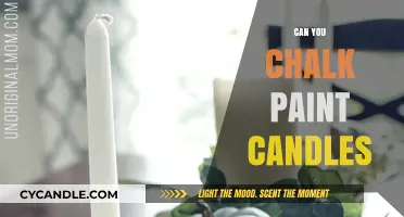 Chalk Paint on Candles: Creative DIY or Safety Hazard?