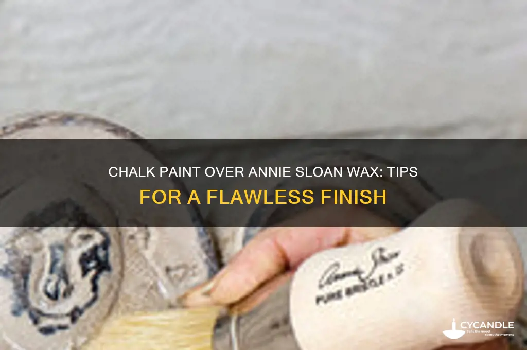 can you chalk paint over annie sloan wax