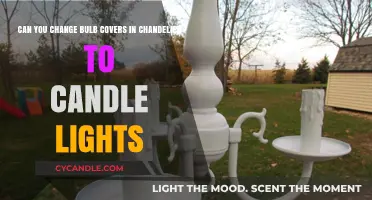 Transform Chandelier Bulb Covers to Candle Lights: A Stylish Upgrade Guide