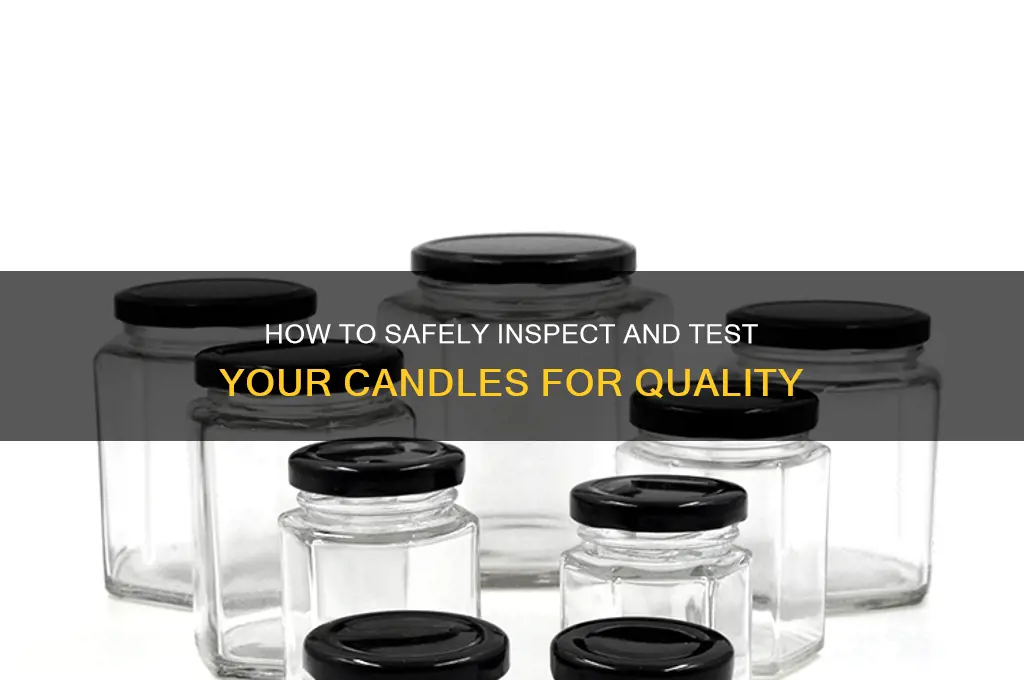 can you check a candle