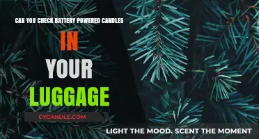 Traveling with Battery-Powered Candles: Can You Pack Them in Luggage?