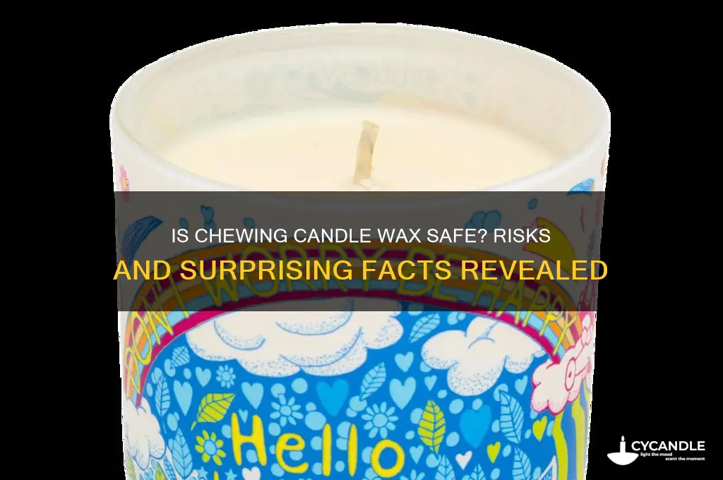 can you chew candle wax