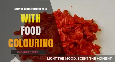 Coloring Candle Wax with Food Coloring: A Creative DIY Guide