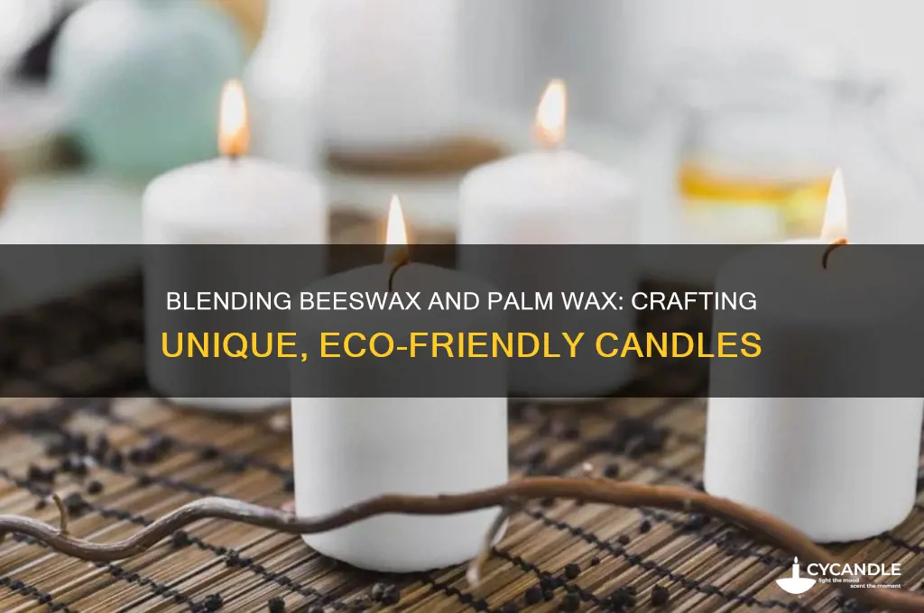 can you combine beeswax with palm wax for candles