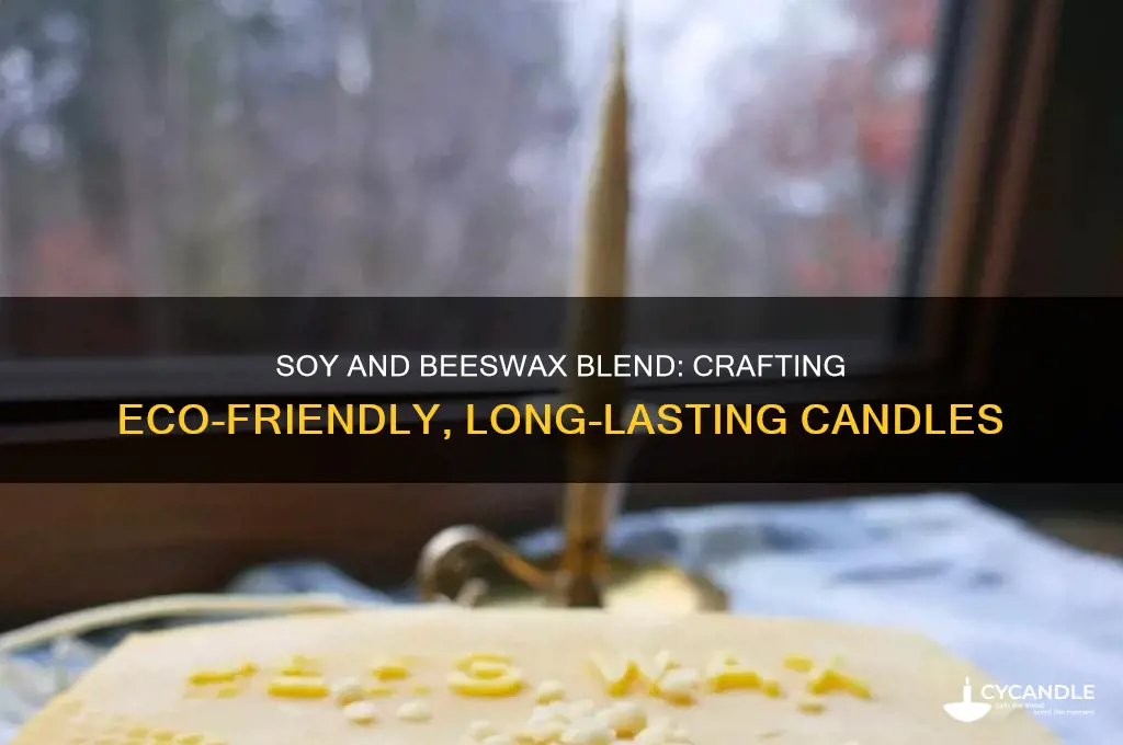 can you combine soy and beeswax in candles
