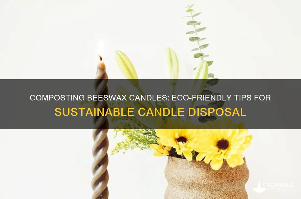 can you compost beeswax candles