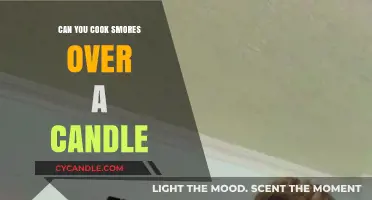 Cooking S'mores Over a Candle: Creative Indoor Camping Treats