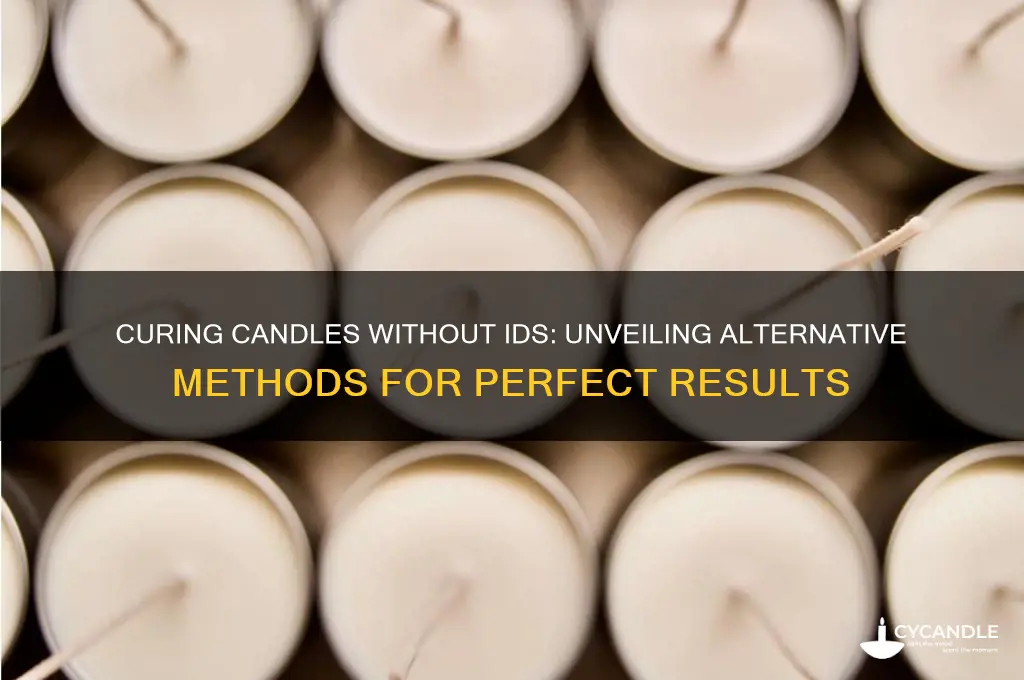 can you cure candles without ids