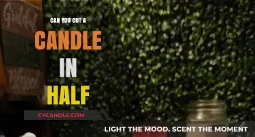 Can You Cut a Candle in Half? A Practical Guide