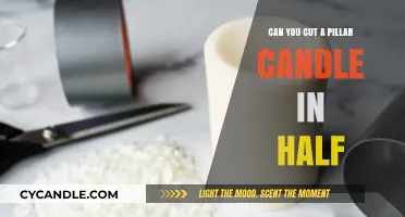 Can You Cut a Pillar Candle in Half? A DIY Guide