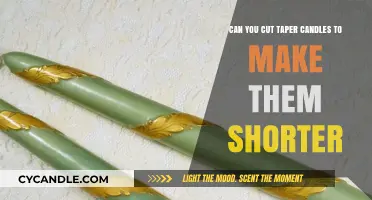 How to Safely Trim Taper Candles for Custom Shorter Heights