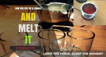 Cutting and Melting Candles: A Creative DIY Recycling Guide