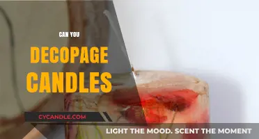 Creative Candle Decor: Decoupage Techniques for Personalized Designs