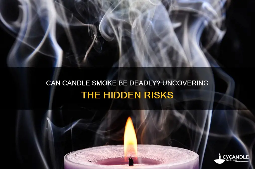 can you die from candle smoke