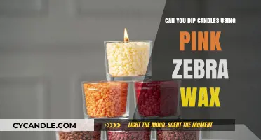 Dipping Candles with Pink Zebra Wax: Creative DIY Craft Guide