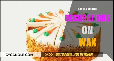 Creative Cake Decorating: Exploring Wax as an Edible Art Medium