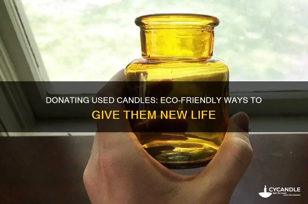 can you donate used candles