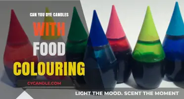 Dyeing Candles with Food Colouring: Creative DIY Craft Guide