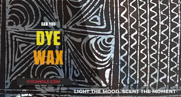 Dyeing Wax: Creative Techniques and Tips for Vibrant Results