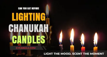 Eating Before Lighting Chanukah Candles: Halacha and Holiday Traditions