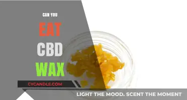 Can You Eat CBD Wax? A Comprehensive Guide to Consumption