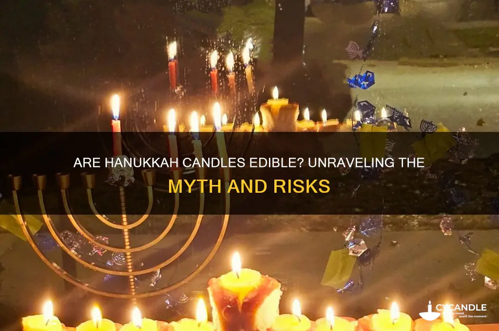 can you eat hanukkah candles