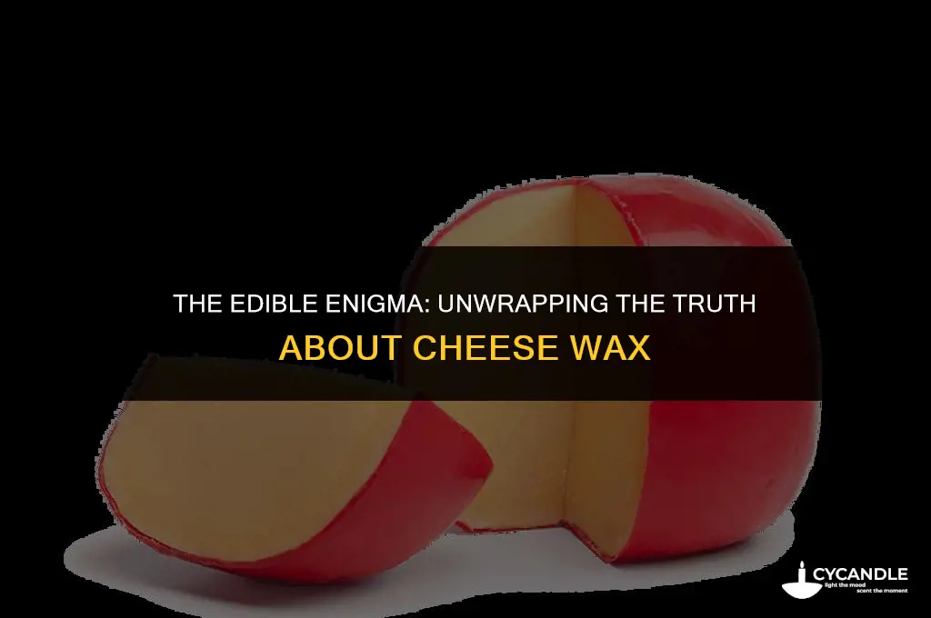 can you eat the wax on cheese
