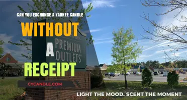 Yankee Candle Exchange Policy: Can You Return Without a Receipt?