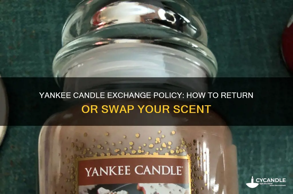 can you exchange a yankee candle