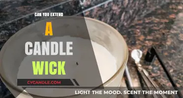 How to Safely Extend a Candle Wick for Longer Burn Time