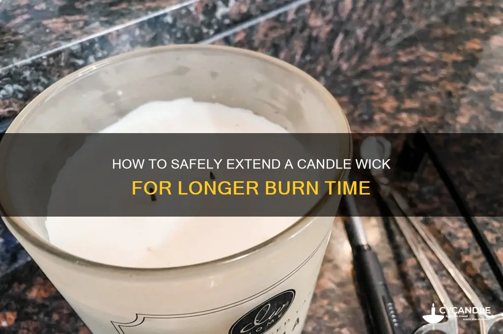 can you extend a candle wick