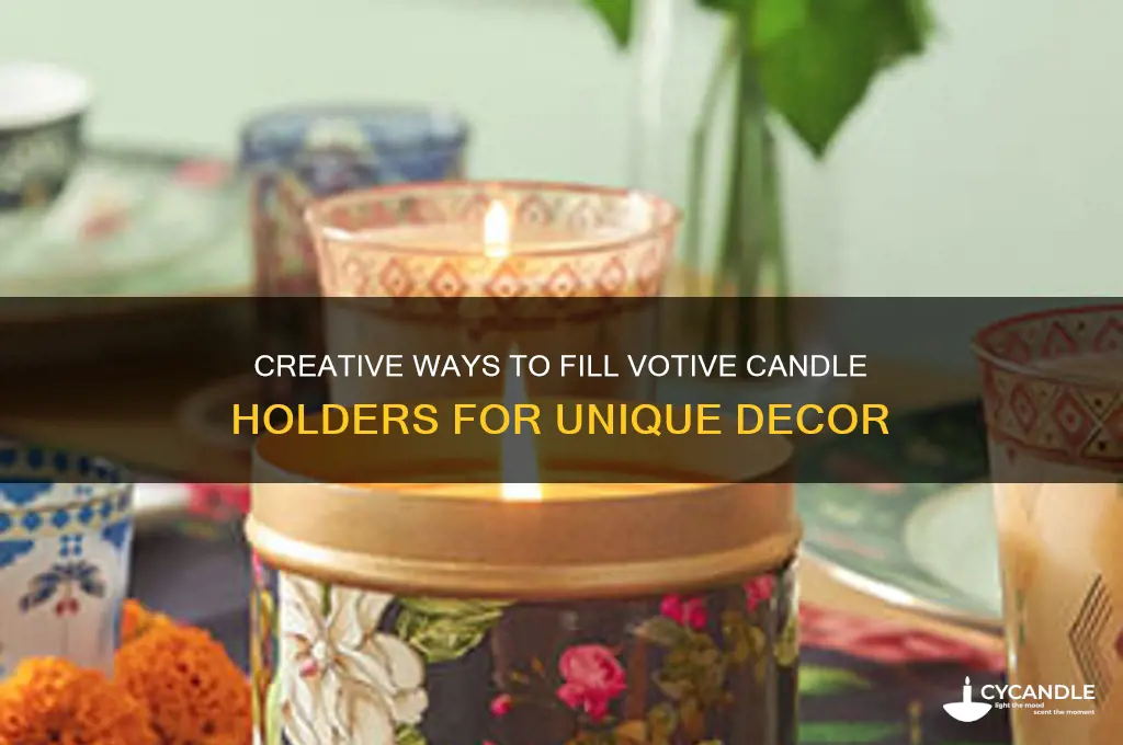 can you fill a votive candle holder