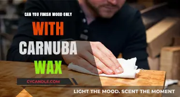 Finishing Wood with Carnauba Wax: A Complete Guide to Achieving a Natural Shine