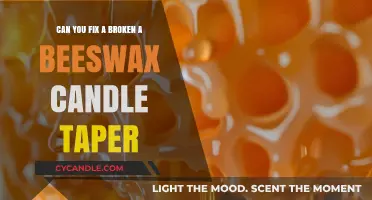 Repairing Broken Beeswax Taper Candles: A Simple DIY Fix Guide