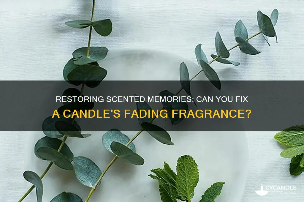 can you fix a candle memory