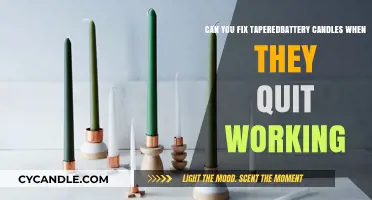 How to Repair Tapered Battery Candles That Stop Working