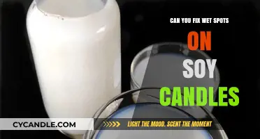 How to Repair Wet Spots on Soy Candles: A Simple Guide