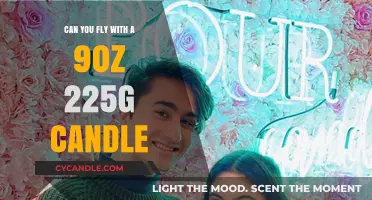 Flying with a 90z 225g Candle: TSA Rules and Tips