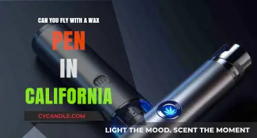 Flying with a Wax Pen in California: Legal or Not?