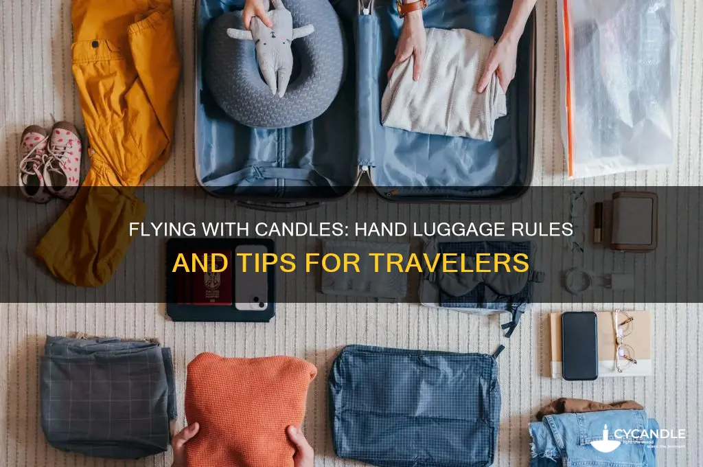 can you fly with candles in hand luggage