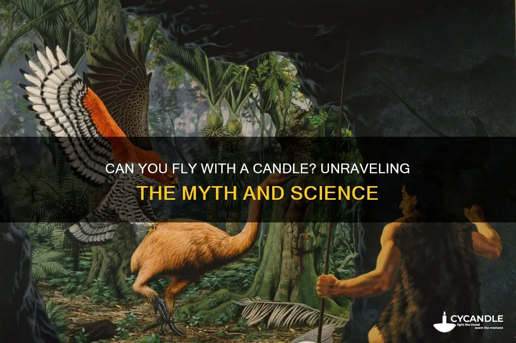 can you fly woth a candle